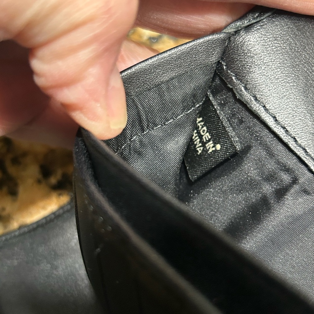 Coach Black Leather Wallet with Silver Buckle - Picture 8 of 10